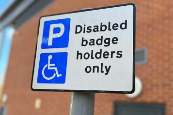 Disabled Badge sign